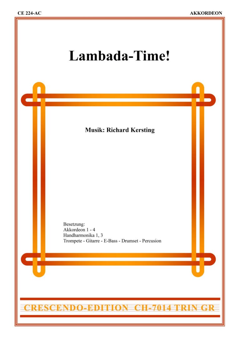 Lambada-Time! - Richard Kersting - CE 224-A