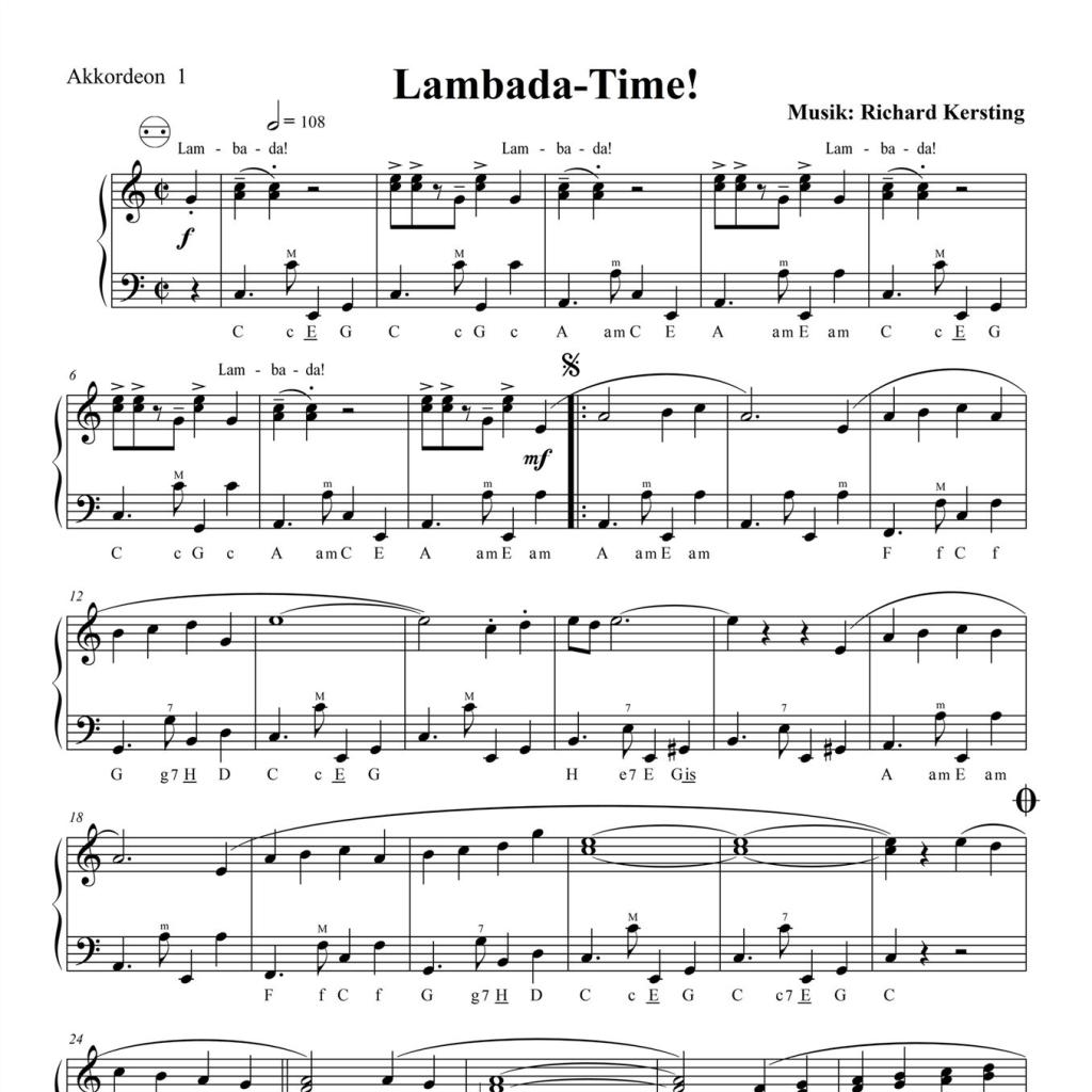 Lambada -Time! - Richard Kersting - CE 224-A - PR